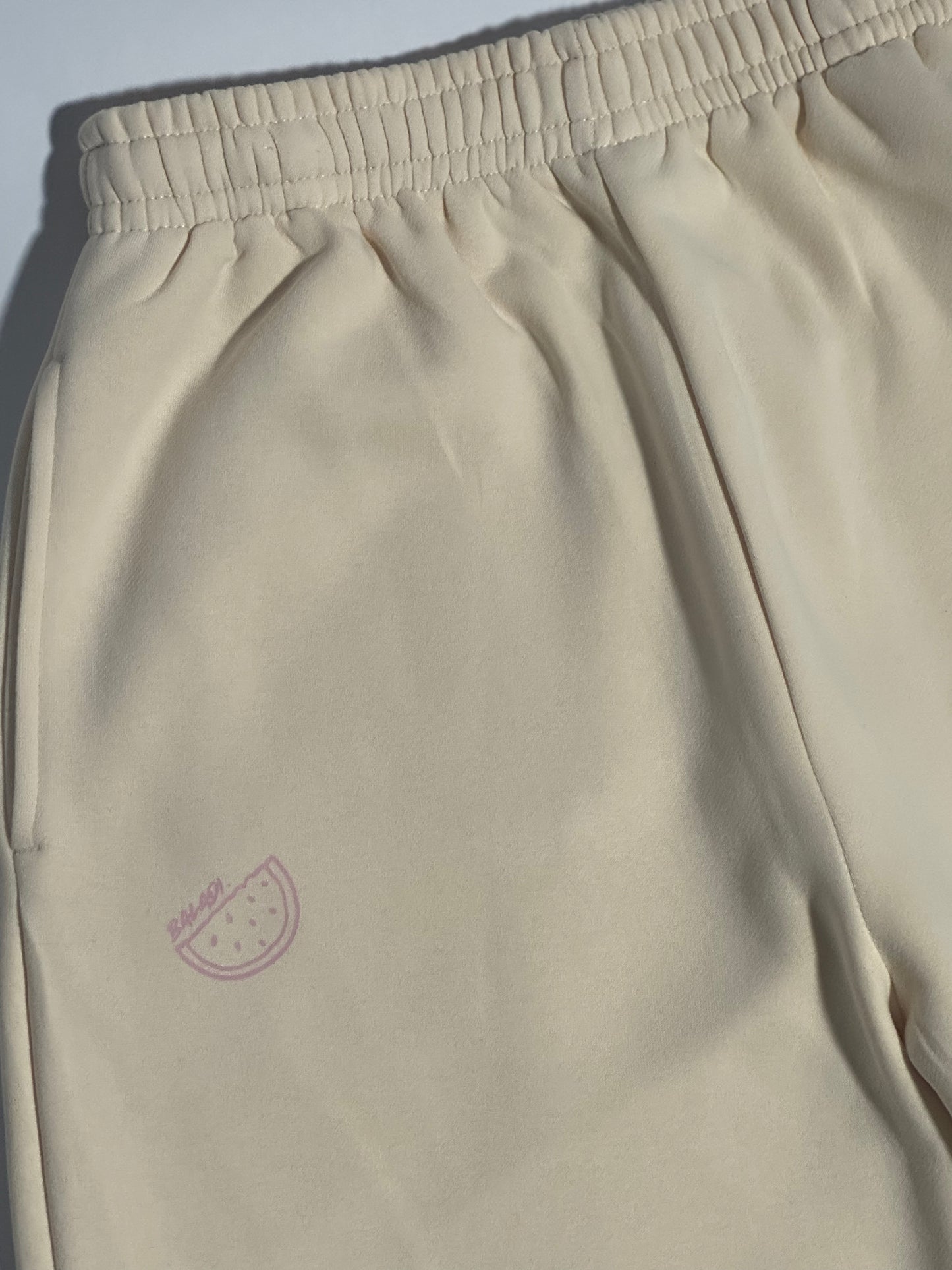 WATERMELON SWEATPANTS BEIGE