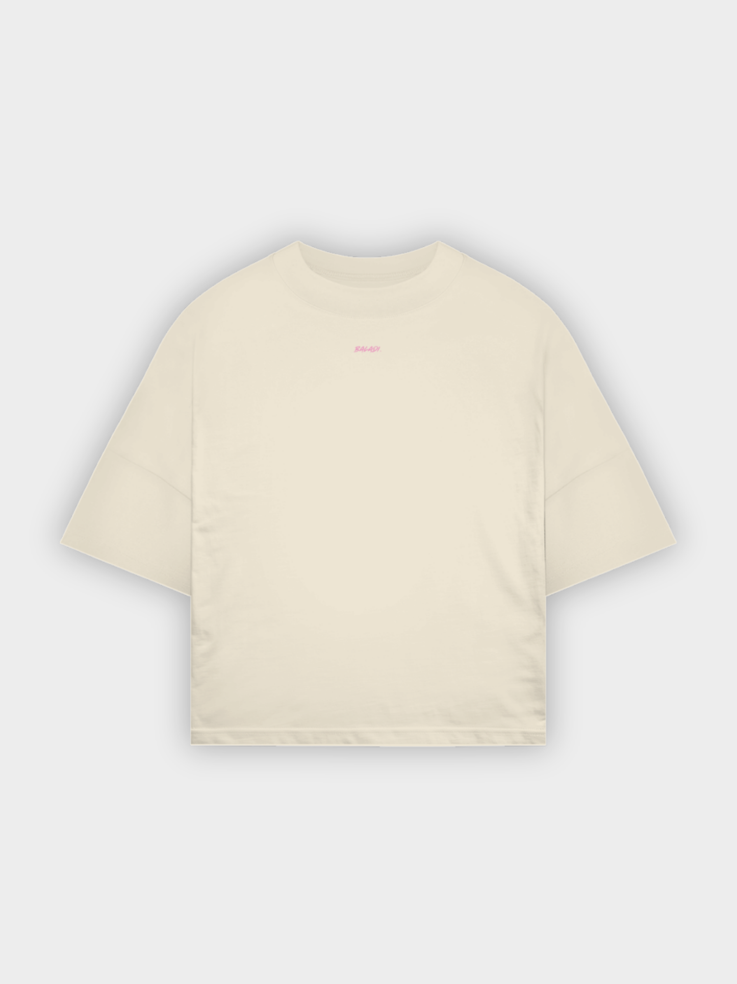 ECHOES TEE BEIGE BACKPRINT