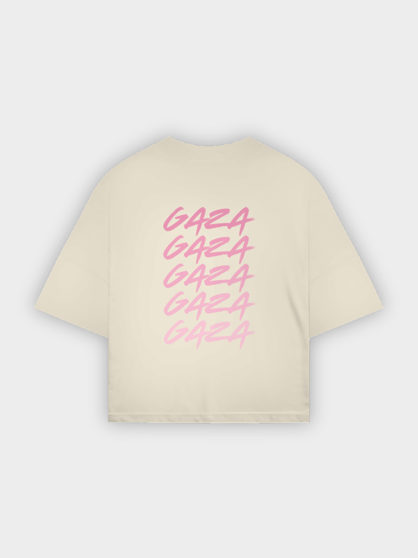 ECHOES TEE BEIGE BACKPRINT