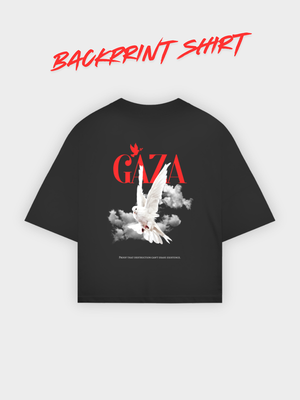 DOVE TEE BLACK BACKPRINT